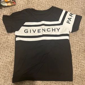 Givenchy Black and White Kids Short Sleeve Tee